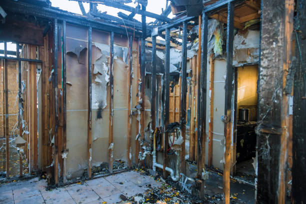 Professional Fire Board Up technician working in Kingsville, TX